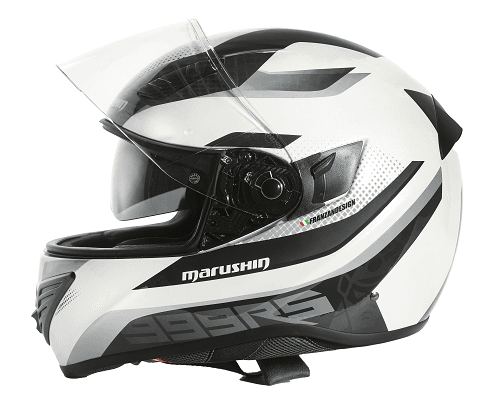 Marushin FullFace 999 RS Comfort, Space white/grey M