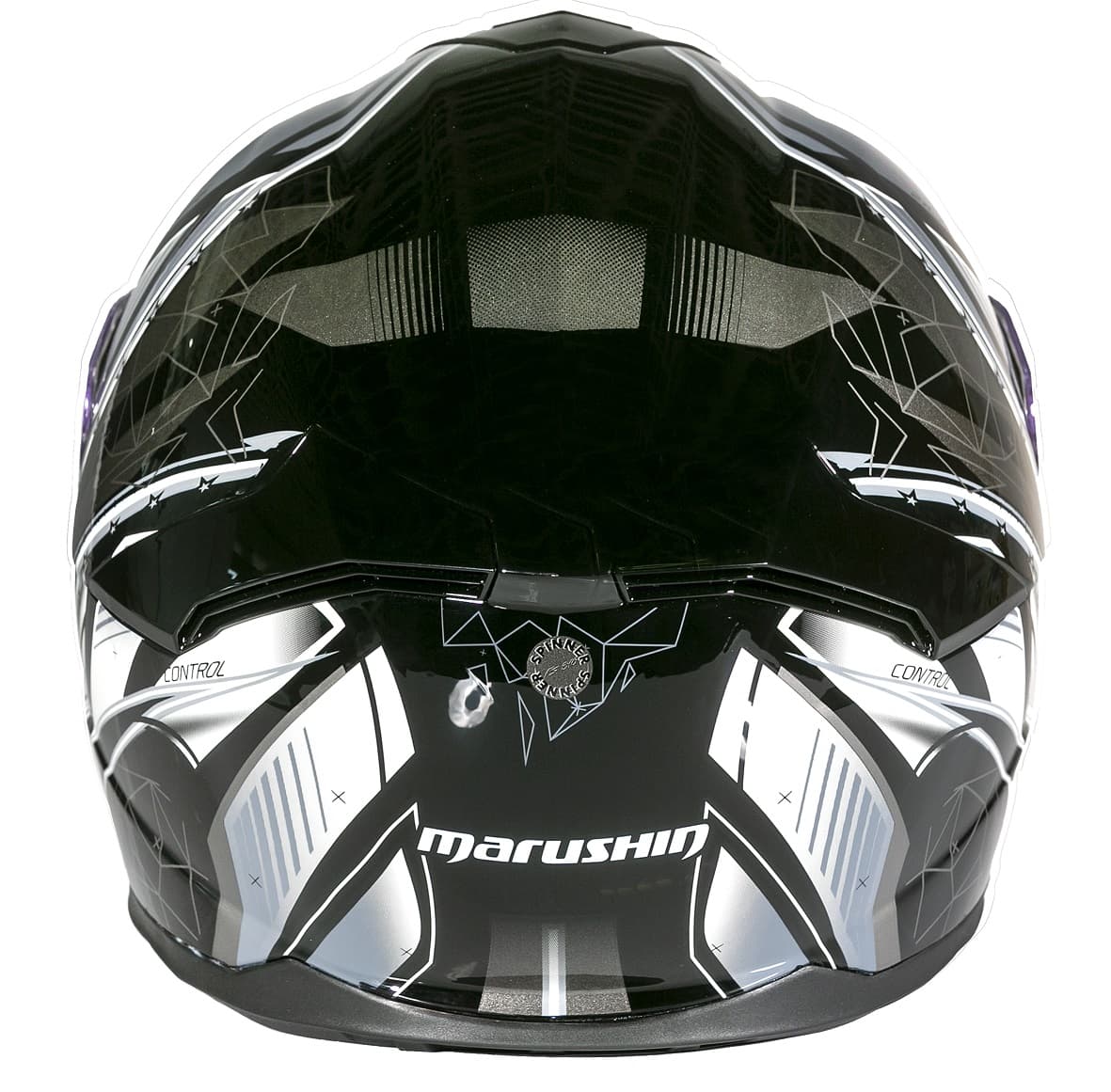 Marushin FullFace Zodiac decor black grey  XXL