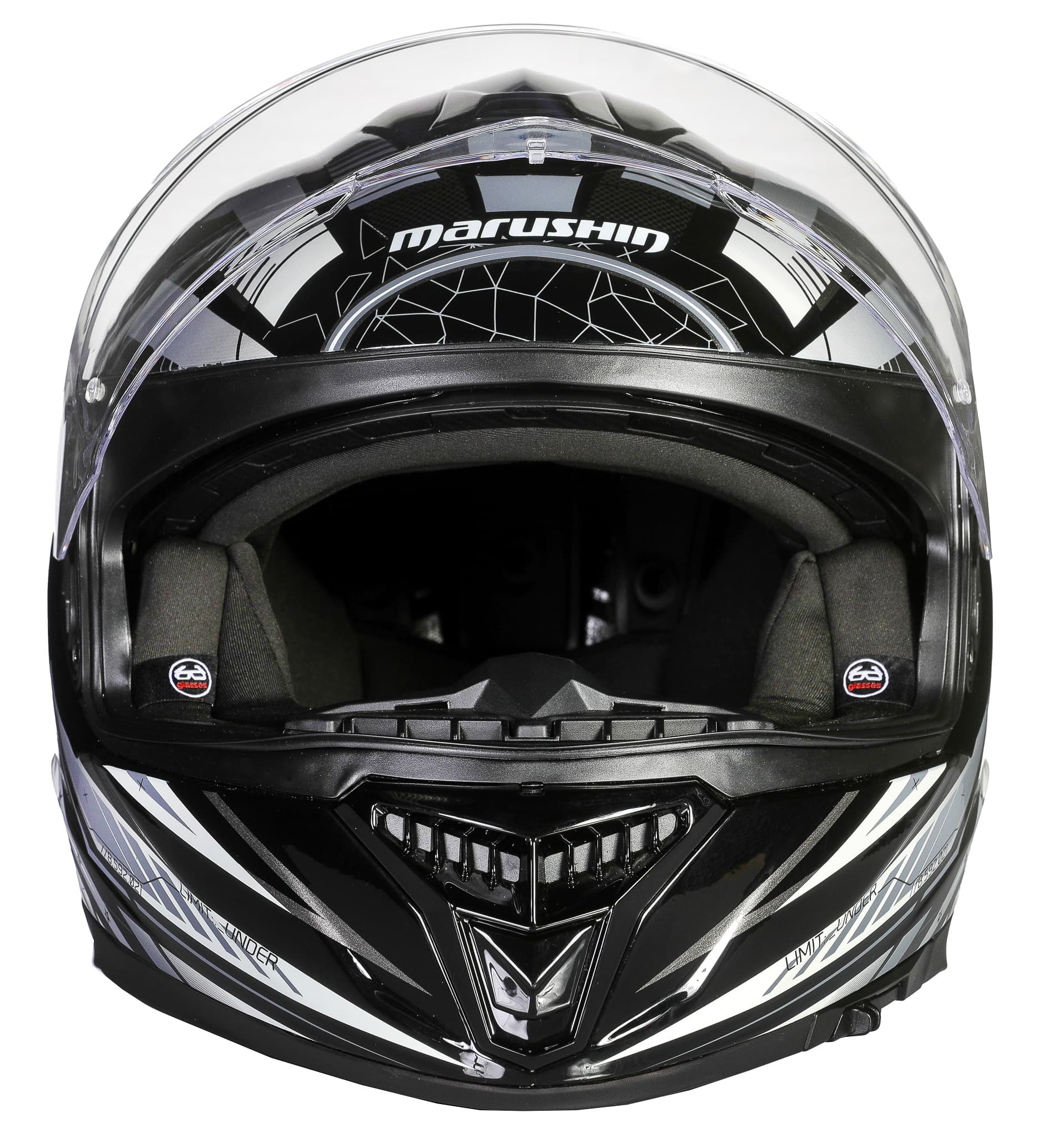 Marushin FullFace Zodiac decor black grey  XXL