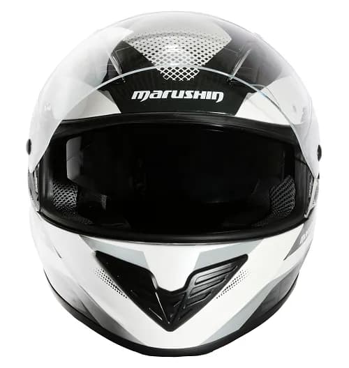 Marushin FullFace 999 RS Comfort, Space white/grey XL 2