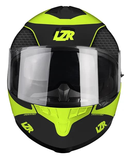 LZR FullFace FH3 Fighter Black - Yellow Fluo - Matt / S 3