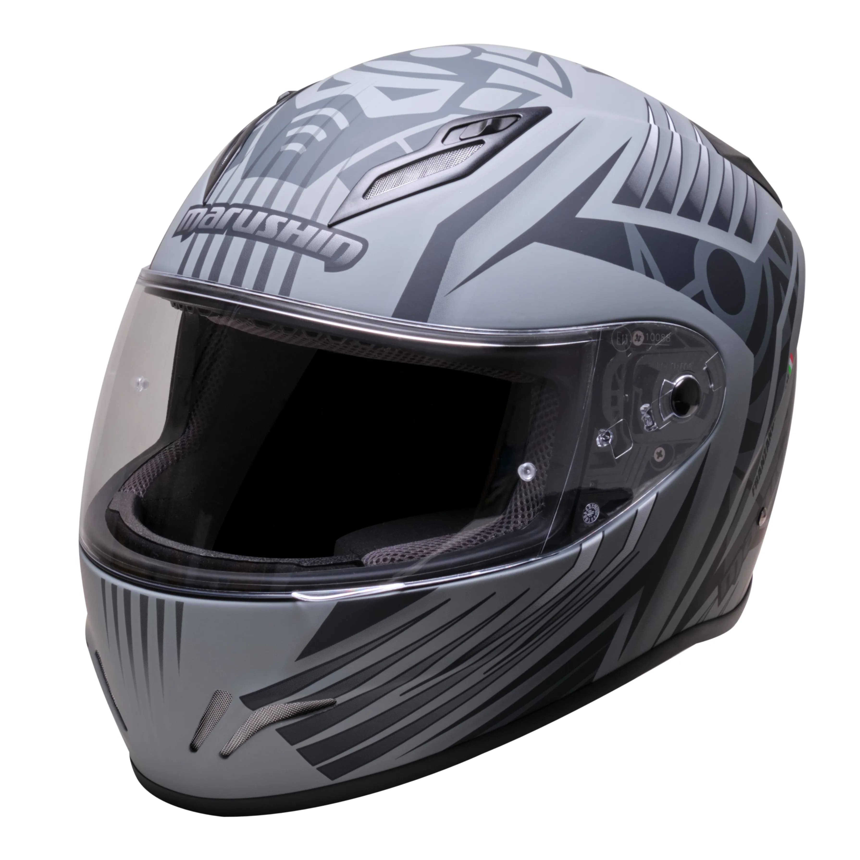 Marushin FullFace RS3, Samurai matt grey / black XXL 4