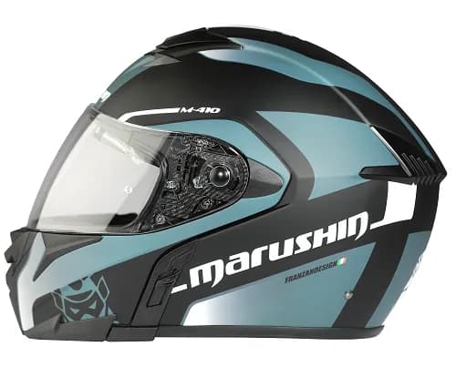 Marushin FlipUp M-410 Guardian black/grey/white XL 4