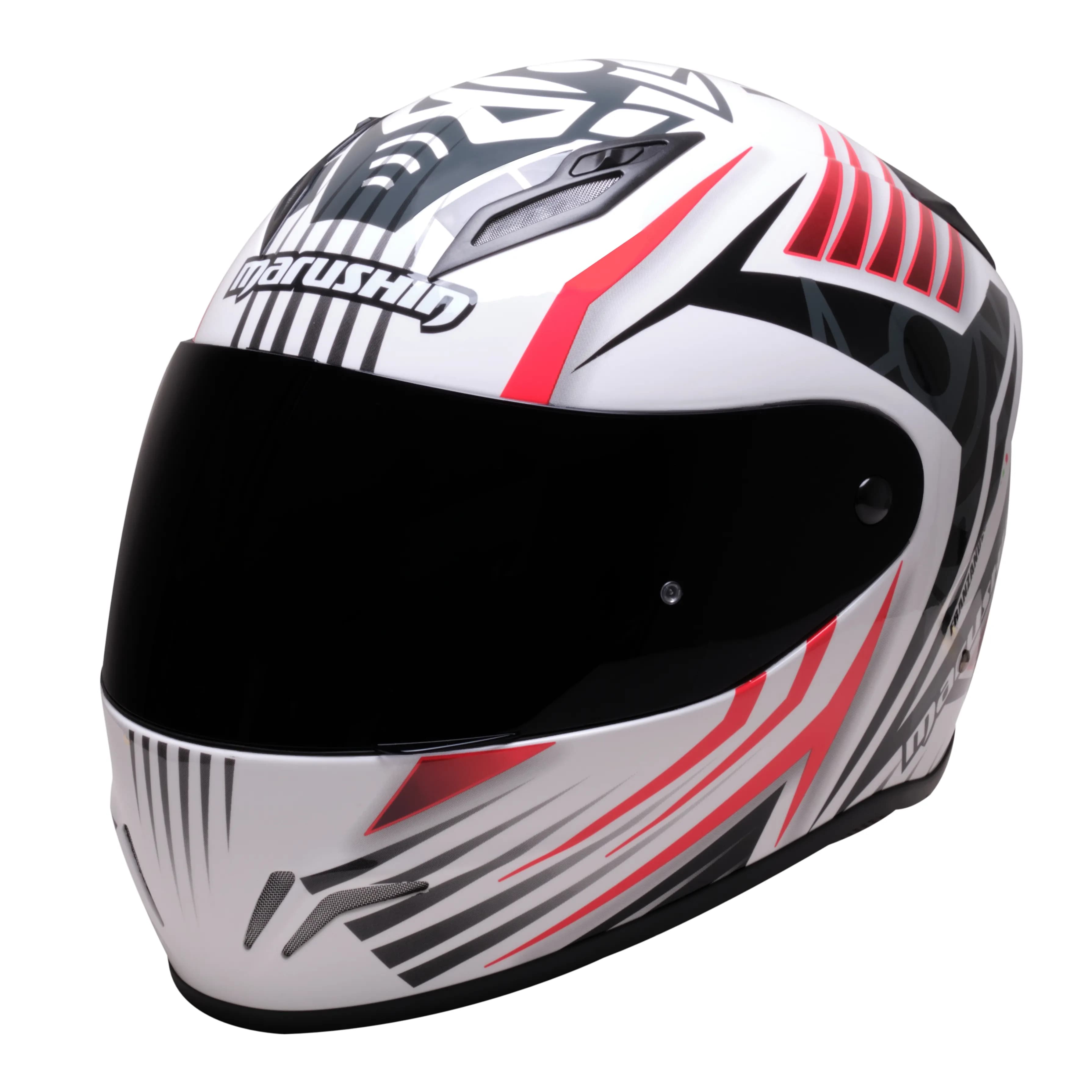Marushin FullFace RS3, Samurai white / red S 4