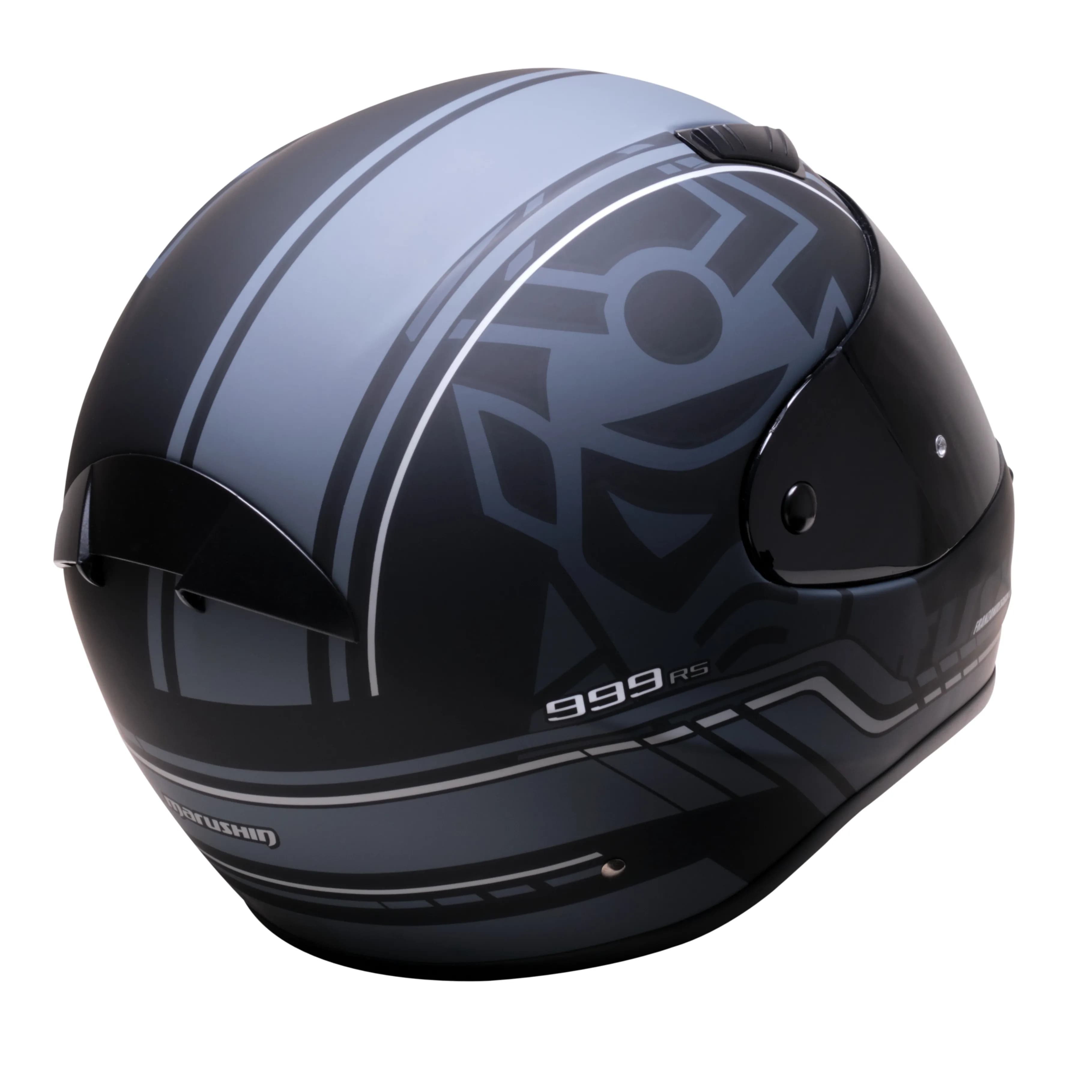 Marushin FullFace 999 RS Comfort, Laser matt black L 2