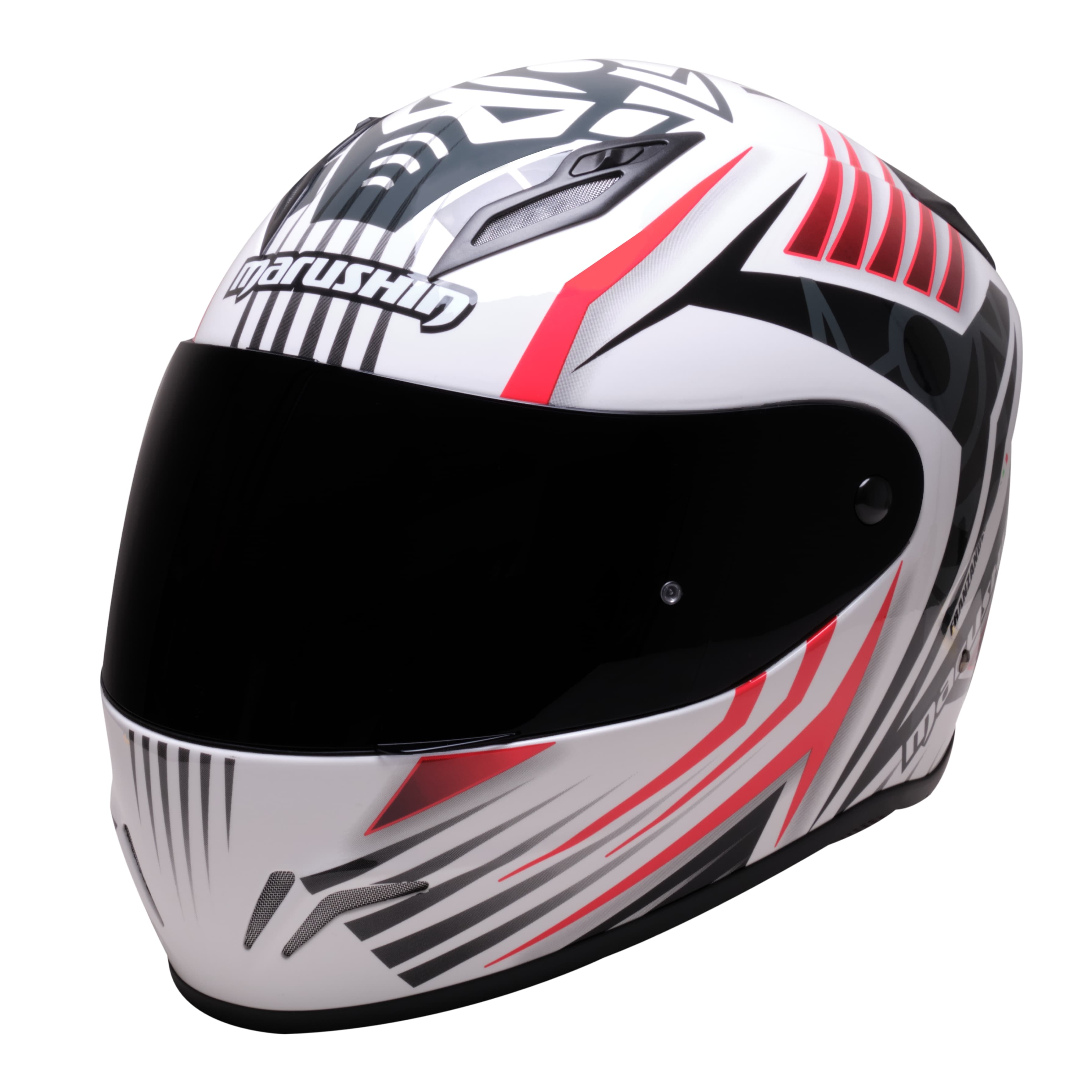 Marushin FullFace RS3, Samurai white / red XXL