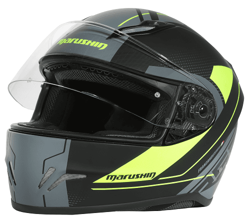Marushin FullFace RS3, Techno Black Fluo Yellow XXL