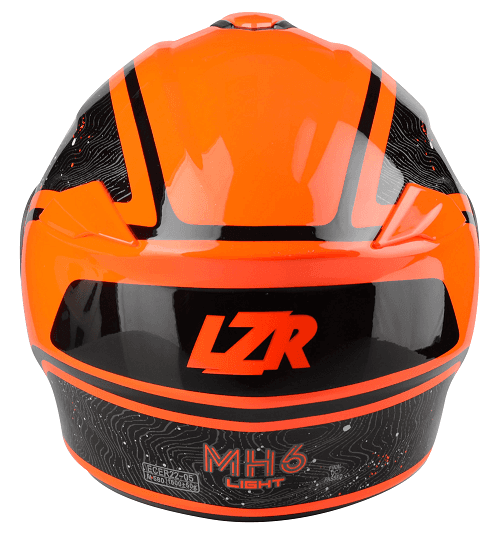 LZR FlipUp MH-6 - Light black/red fluo XXL