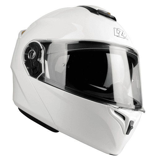 LZR FlipUp MH-6  white/glossy XXL