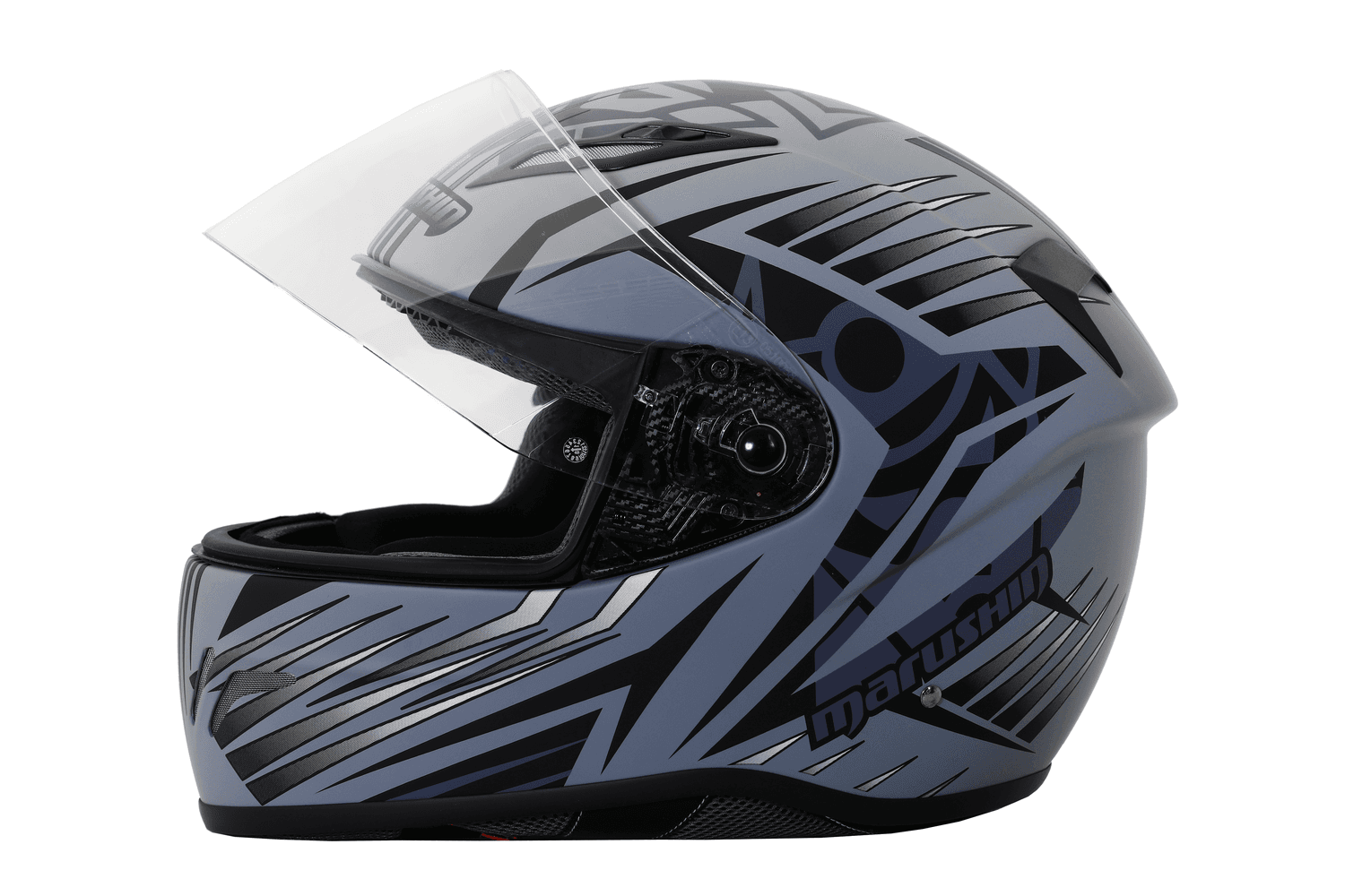 Marushin FullFace RS3, Samurai matt grey / black XXL