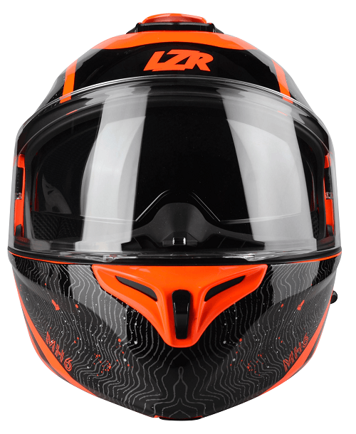 LZR FlipUp MH-6 - Light black/red fluo S