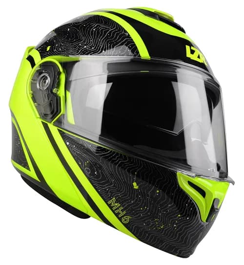 LZR FlipUp MH-6 - Light black/yellow fluo XXL