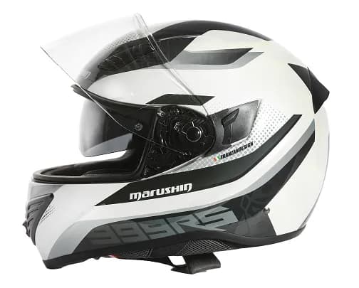 Marushin FullFace 999 RS Comfort, Space white/grey XL