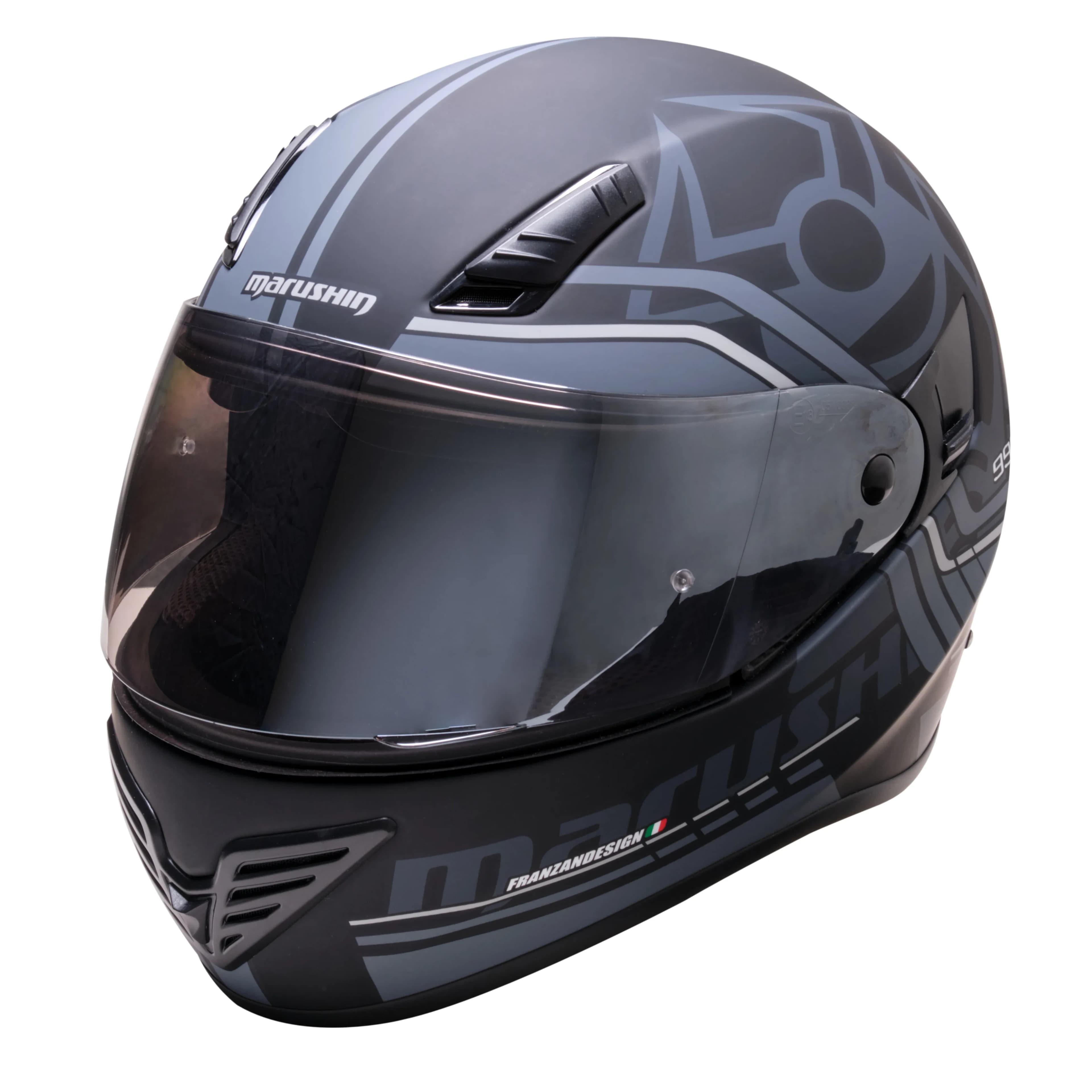 Marushin FullFace 999 RS Comfort, Laser matt black S